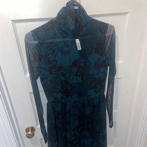 Brand new dark floral dress